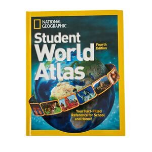 National Geographic Student World Atlas Fourth Edition Hardcover Reference